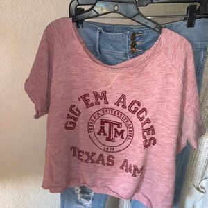 aggie crop top